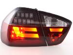 Paire feux arrière BMW Serie 3 E90 Berline 2005 a 2008 Rouge Noir Led