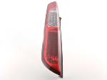 Paire feux arrière Ford Focus 2 5 portes 2008 a 2010 Rouge Chrome Led