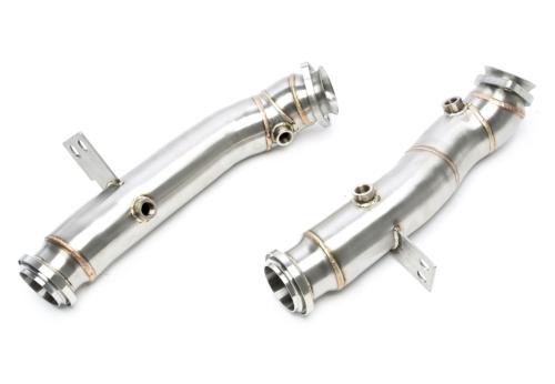 Downpipe Inox pour Mercedes Classe C C205 Cabriolet de 2014 a 2018-76mm