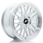 Jante JR Wheels JR23 17x8 ET20-45- 5 trous sur mesure- Hyper Silver w/ Machined Lip