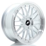 Jante JR Wheels JR23 19x8 ET20-40- 5 Trous sur mesure- Hyper Silver w/ Machined Lip