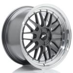 Jante JR Wheels JR23 19x9 ET20-40- 5 Trous sur mesure -Hyper Gray w/ Machined Lip