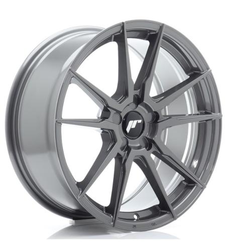 Jante JAPAN RACING JR21 18" x 8" ET 20-40 Blank Hyper Gray