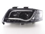 Paire de feux phares Daylight DRL Led Audi A6 C5/4B 1997-2001 Noir