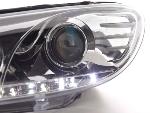 Paire de feux phares Daylight Led VW Scirocco de 08-14 chrome