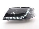 Paire de feux phares Daylight DRL Led VW Passat 3BG de 00-05 Noir