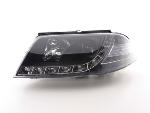 Paire de feux phares Daylight DRL Led VW Passat 3BG de 00-05 Noir