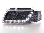 Paire de feux phares Daylight Led VW Passat 3B de 97-00 Noir