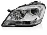 Feu phare Gauche Adaptable Mercedes W164 de 2009 a 2011 Chrome Halogene