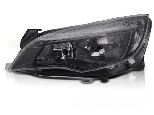 Feu phare Gauche Adaptable Opel Astra J de 2010 a 2015 Noir Halogene