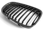 Paire grilles calandre BMW serie 7 F01 de 2009 a 2015 Noir brillant