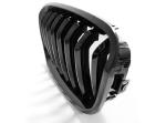 Paire grilles calandre BMW serie 1 F20/F21 de 2011 a 12/2014 Noir brillant