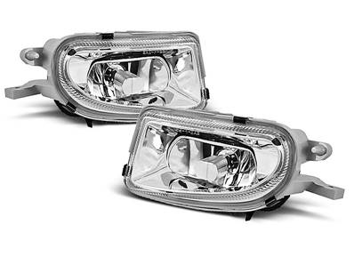 Paire antibrouillard Mercedes CLK W208 09/1998 A 04/2002 chrome