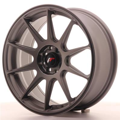 Jante JAPAN RACING JR11 17" x 7,25" 4x108 4x100 ET 25 Gun metal