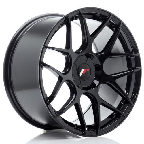 Jante JR Wheels JR18 18x9,5 ET20-43 - 5 trous sur mesure - Noir brillant