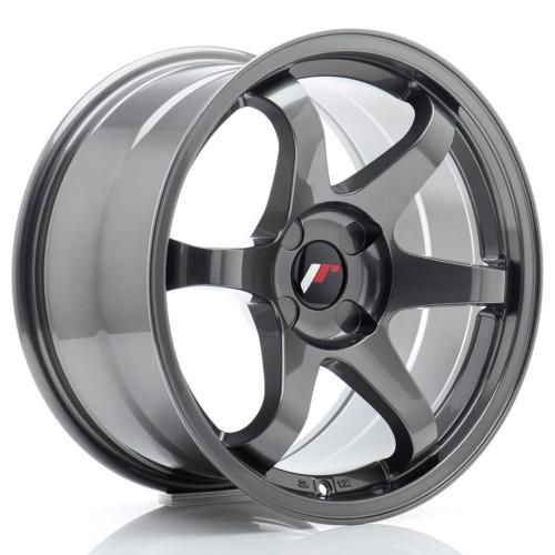 Jante JR Wheels JR31 17x9 ET20-35 - 4 trous sur mesure - Gun Metal