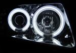 Paire de feux phares Audi A3 8L de 1996 a 2000 angel eyes CCFL chrome