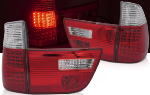 Paire de feux arriere BMW X5 E53 de 1999 a 2003 LED rouge blanc