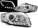 Paire de feux phares Audi A4 B7 04-08 Daylight LTI DRL Led chrome