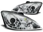 Paire de feux phares Ford Focus 98-01 Daylight chrome