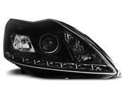 Paire de feux phares Ford Focus 08-10 Daylight led noir