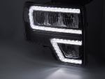 Paire de feux phares Ford F150 MK12 08-14 FULL LED DRL DYN Noir