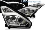 Paire de feux Phares Nissan GT-R 2008-2013 Full LED LTI chrome