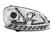 Paire de feux phares VW Golf 5 03-08 Daylight led chrome