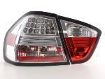 Paire feux arrière BMW Serie 3 E90 Berline 2005 a 2008 Chrome Led