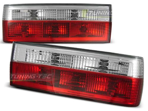 Paire de feux arriere BMW serie 3 E30 82-87 rouge blanc