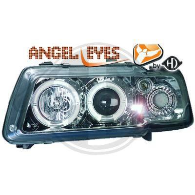 Paire de Phares Angel Eyes Audi A3 8L 1996 a 2000 Chrome