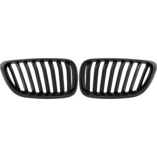 Grille Calandre Avant en ABS BMW Serie 2 2013 a 2017 Noir Brillant Look Sport