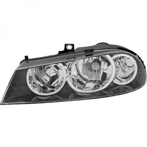 Feu phare avant gauche (conducteur) Alfa 156 de 2003 a 2005 Halogene noir