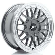 Jante JR Wheels JR23 16x7 ET20-45- 5 Trous sur mesure - Hyper Gray w/ Machined Lip