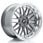 Jante JR Wheels JR23 20x10,5 ET15-25- 5 Trous sur mesure -Hyper Gray w/ Machined Lip