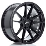 Jante JR Wheels JR21 17x8 ET20-35 - 5 Trous sur mesure- Noir Brillant