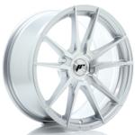 Jante JR Wheels JR21 18x8 ET37 - 5x100 - Silver Machined