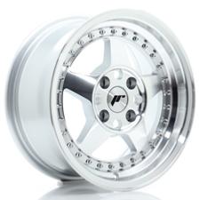 Jante JR Wheels JR6 15x7 ET25 - 4x108 - Silver machined face