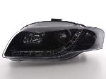 Paire de feux phares Daylight Led Audi A4 8E 2004 -2008 Noir