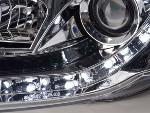 Paire de feux phares Daylight Led Audi A4 8E 2004-2008 Chrome