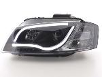 Paire de feux phares Daylight Led Audi A3 8P/8PA 03-08 Noir