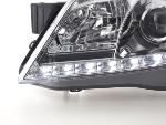 Paire de feux phares Daylight Led Opel Astra H 04-09 Chrome