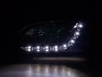 Paire de feux phares Daylight Led VW Golf 3 de 91-97 chrome