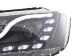 Paire de feux phares Daylight led DRL VW Jetta 6 de 11-17 Noir