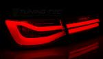 Paire de feux arriere BMW serie 3 F30 Berline 11-15 LED BAR Rouge Fume