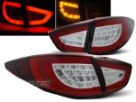 Paire de feux arriere Hyundai IX35 09-15 LED BAR rouge chrome