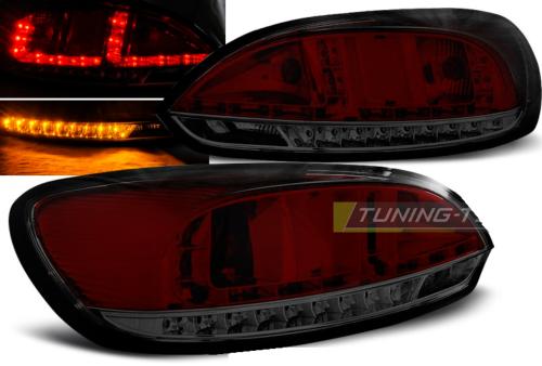 Paire de feux arriere VW Scirocco 3 08-14 LED rouge fume