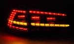 Paire de feux arriere VW Golf 7 13-17 LED Look R rouge fume