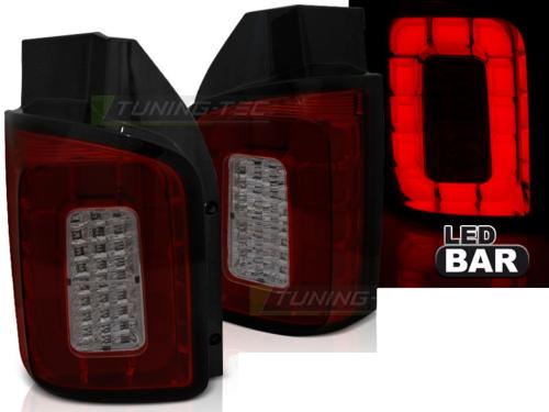 Paire de feux arriere VW T6 15-19 Full LED Rouge Fume