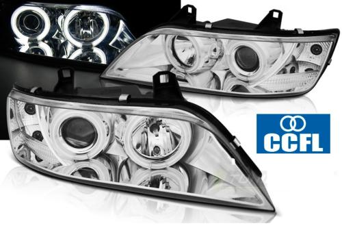 Paire de feux phares BMW Z3 96-02 angel eyes CCFL chrome